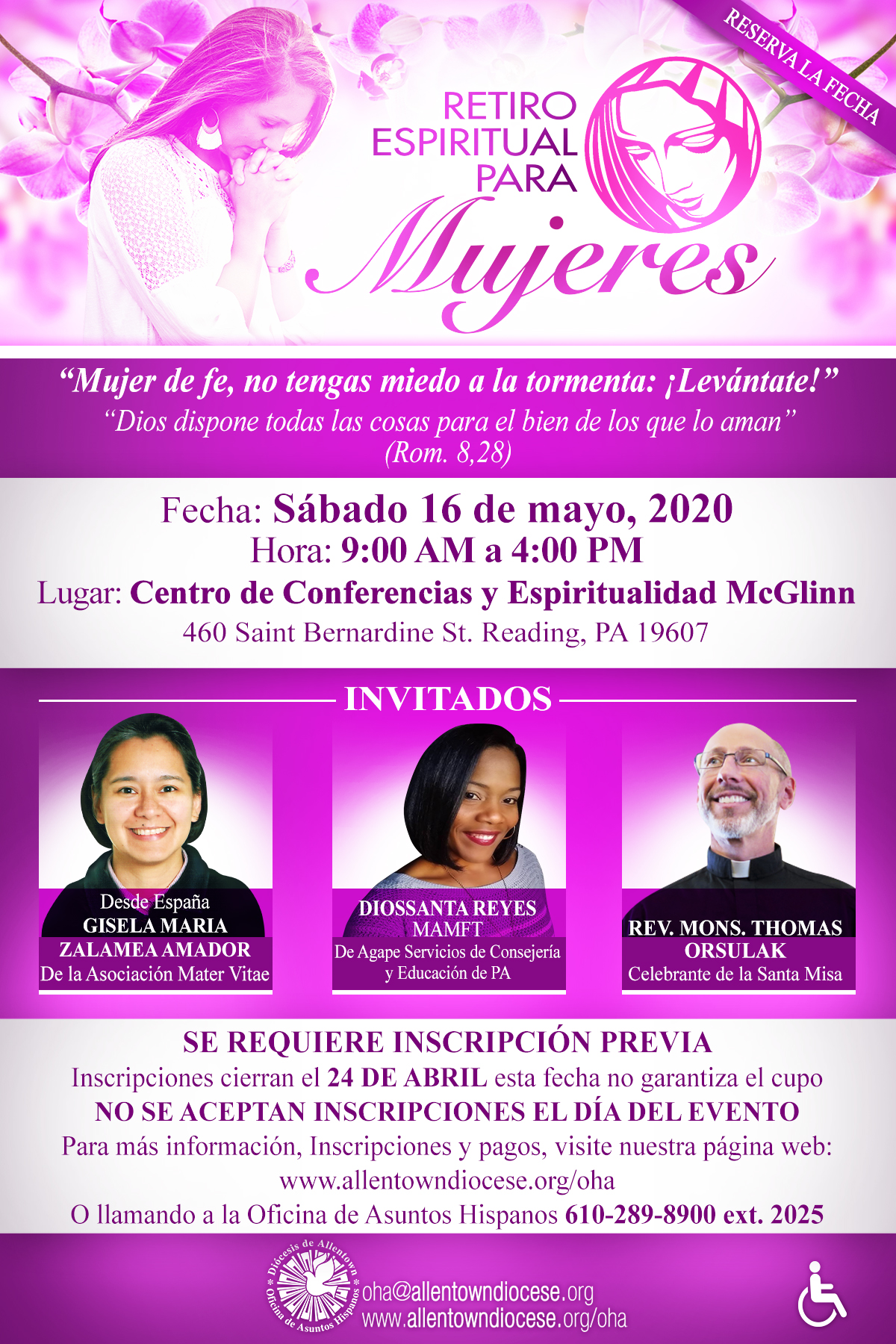 Arriba 43+ imagen invitacion para retiro espiritual